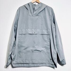 Herschel Jacket Men Medium‎ Gray Voyage Anorack Windbreaker Compact